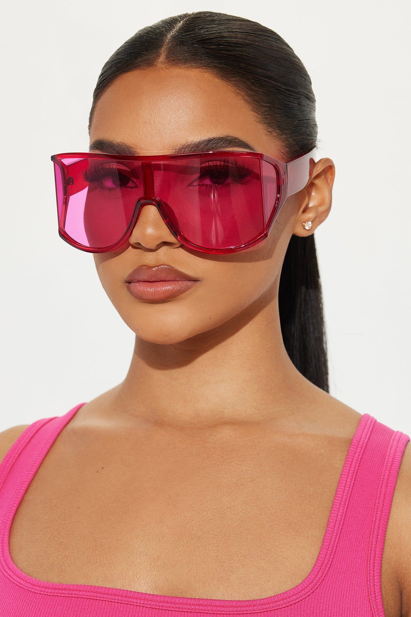 Spring Break Cruising Sunglasses - Pink sold by Fashion Nova