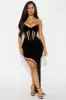 Leila Corset Velvet Maxi Dress - Black sold by Fashion Nova