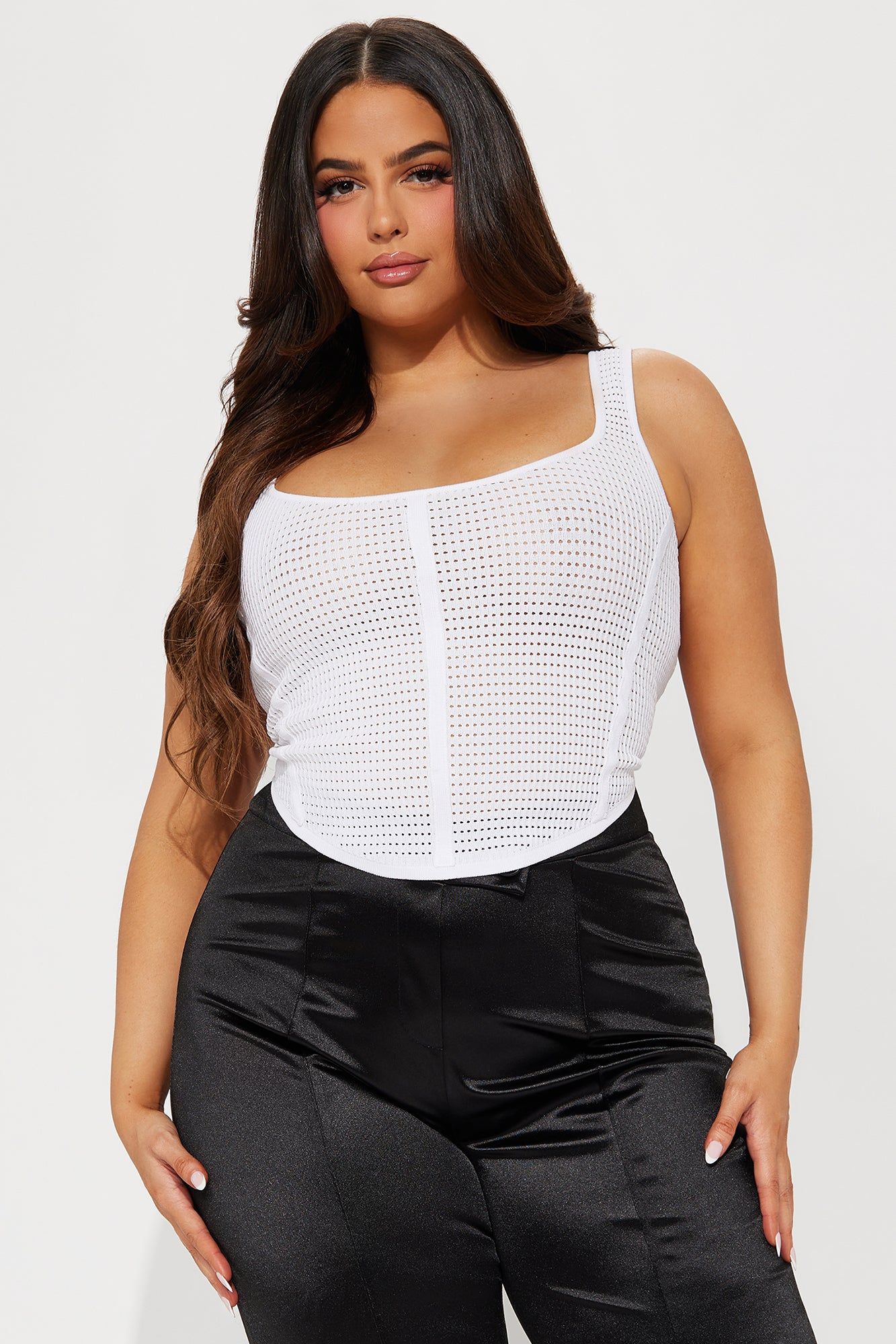 Summer In Capri Corset Top - White sold by Fashion Nova product image thumbnail 4