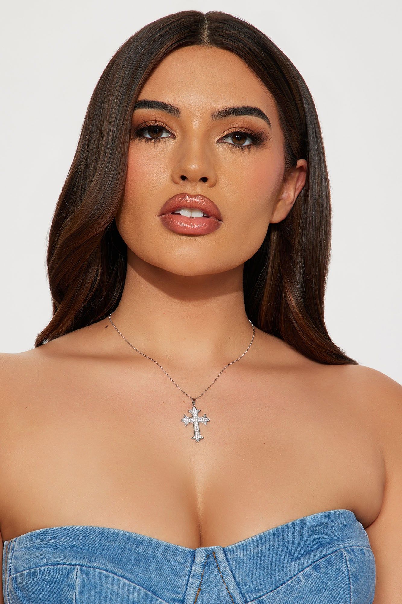 Faith Never Fails Necklace - Silver sold by Fashion Nova product image thumbnail 2
