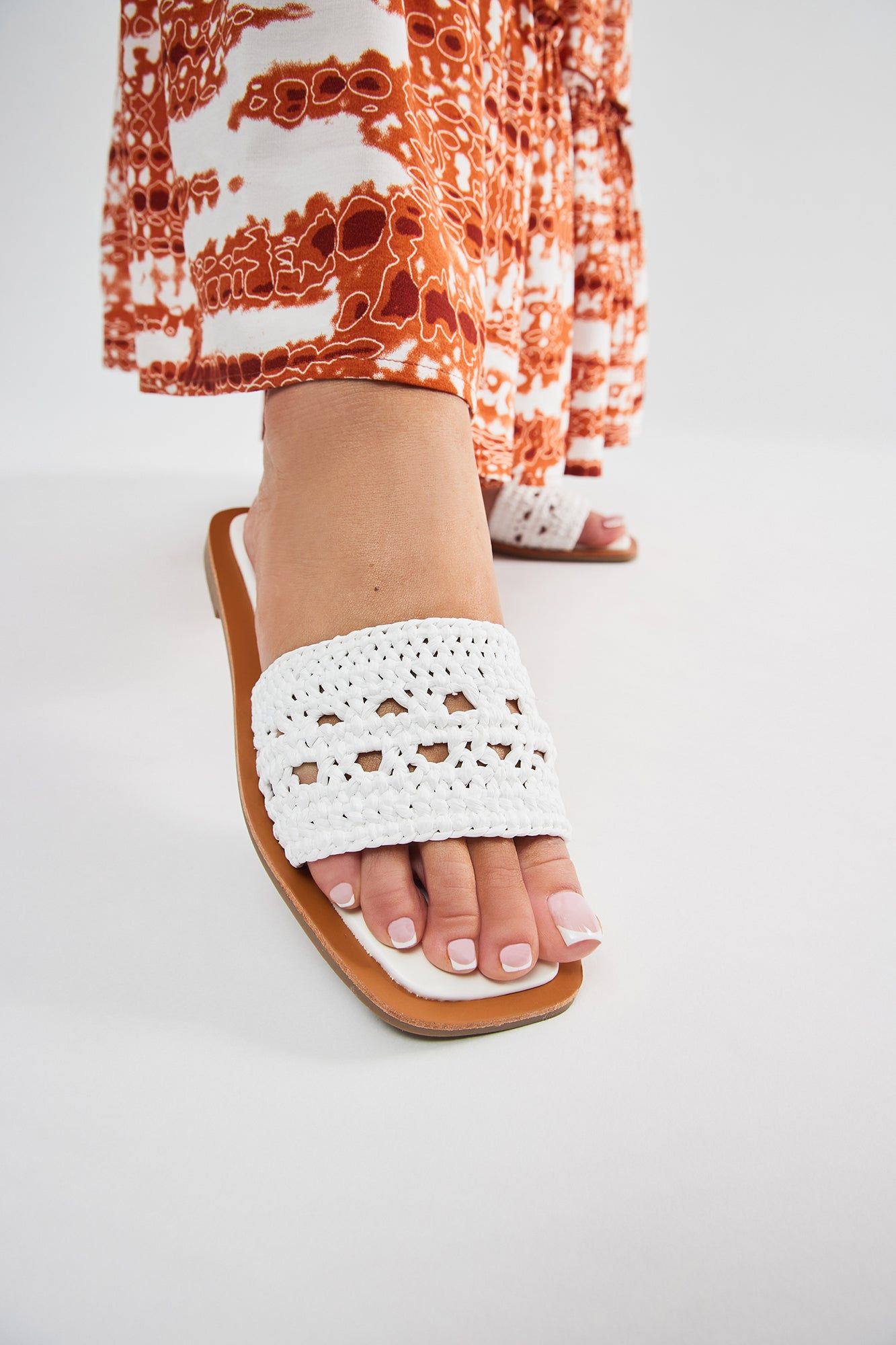 As Easy As That Flat Sandals - White sold by Fashion Nova product image thumbnail 3