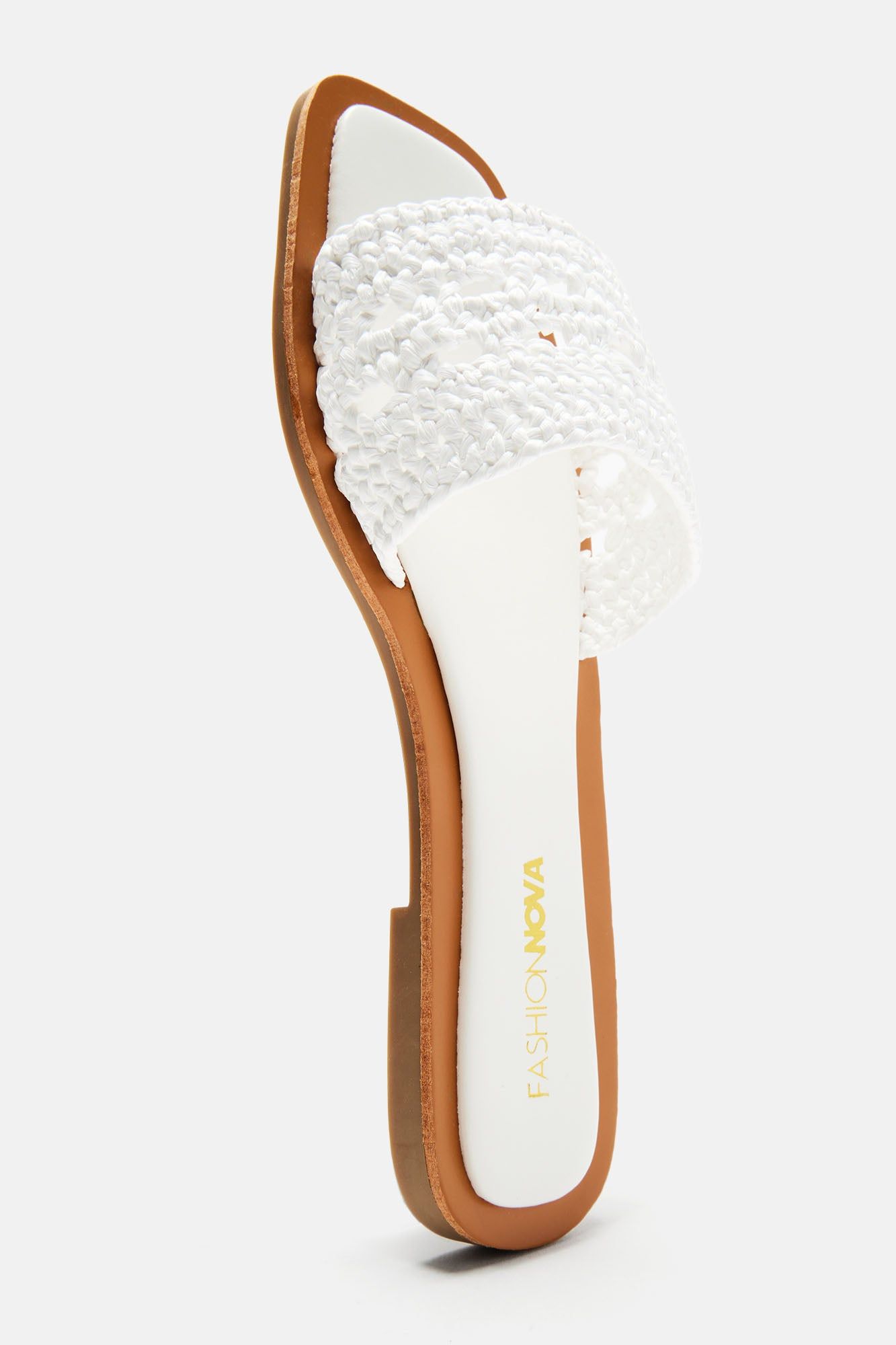 As Easy As That Flat Sandals - White sold by Fashion Nova product image thumbnail 2