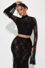 Kaya Lace Skirt Set - Black sold by Fashion Nova