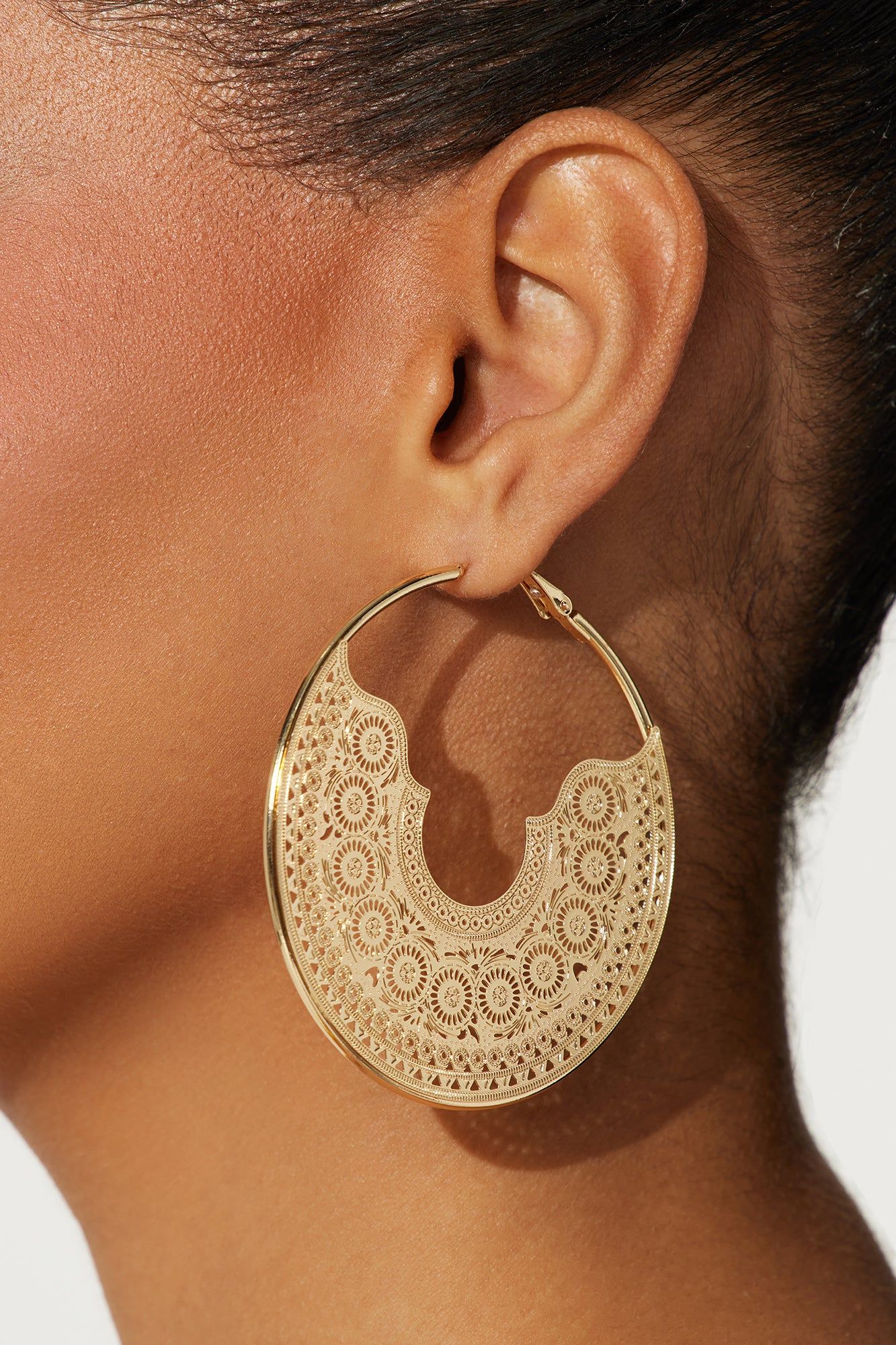 Staying In Bali Earrings - Gold sold by Fashion Nova