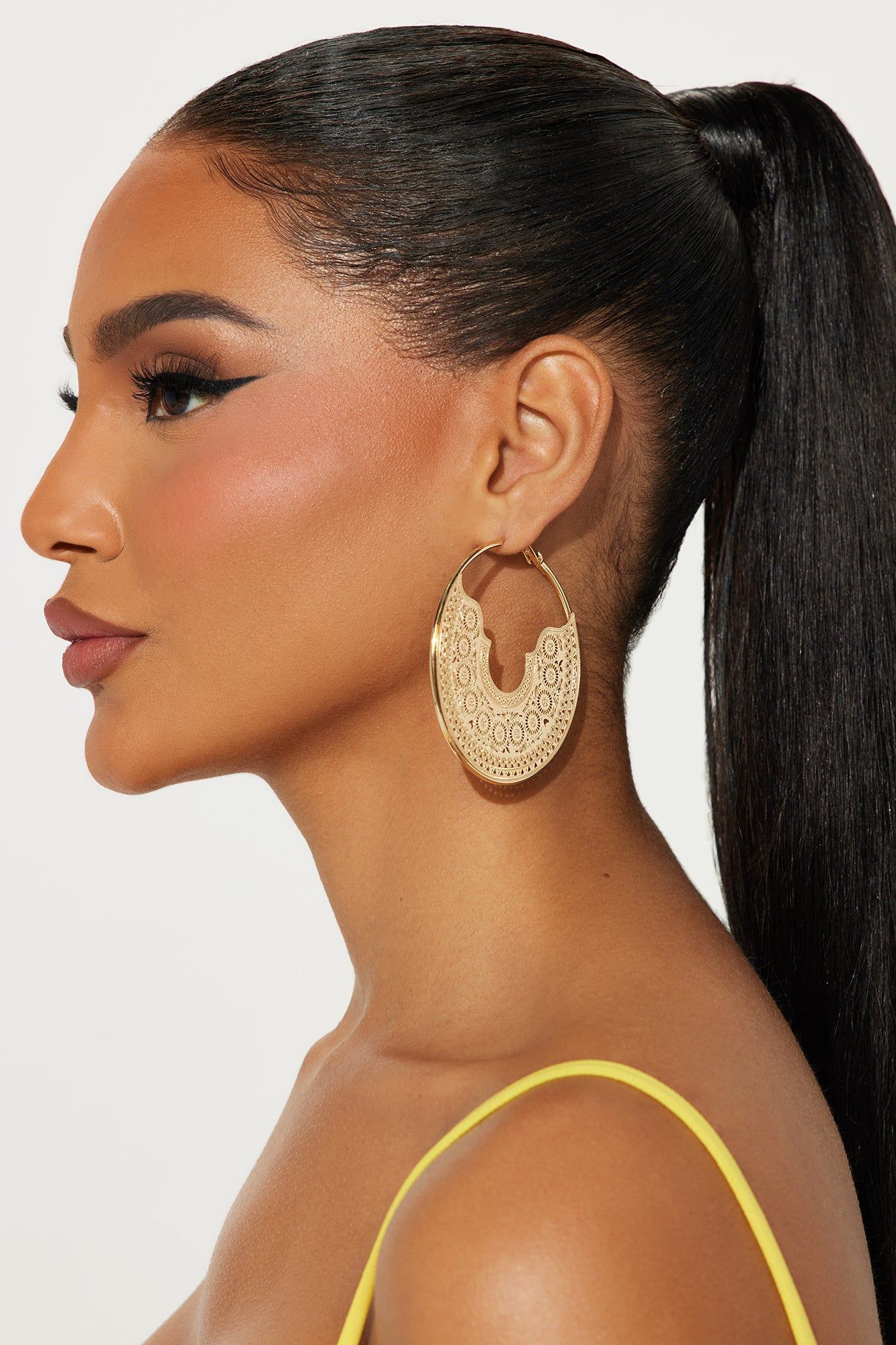 Staying In Bali Earrings - Gold sold by Fashion Nova product image thumbnail 2