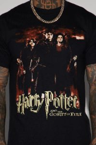 Harry Potter Short Sleeve Tee - Black sold by Fashion Nova