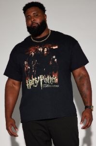 Harry Potter Short Sleeve Tee - Black sold by Fashion Nova