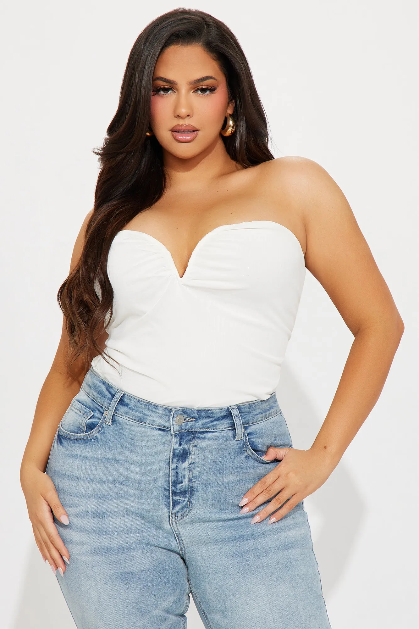 Looks Kill Tube Top - Ivory sold by Fashion Nova product image thumbnail 4