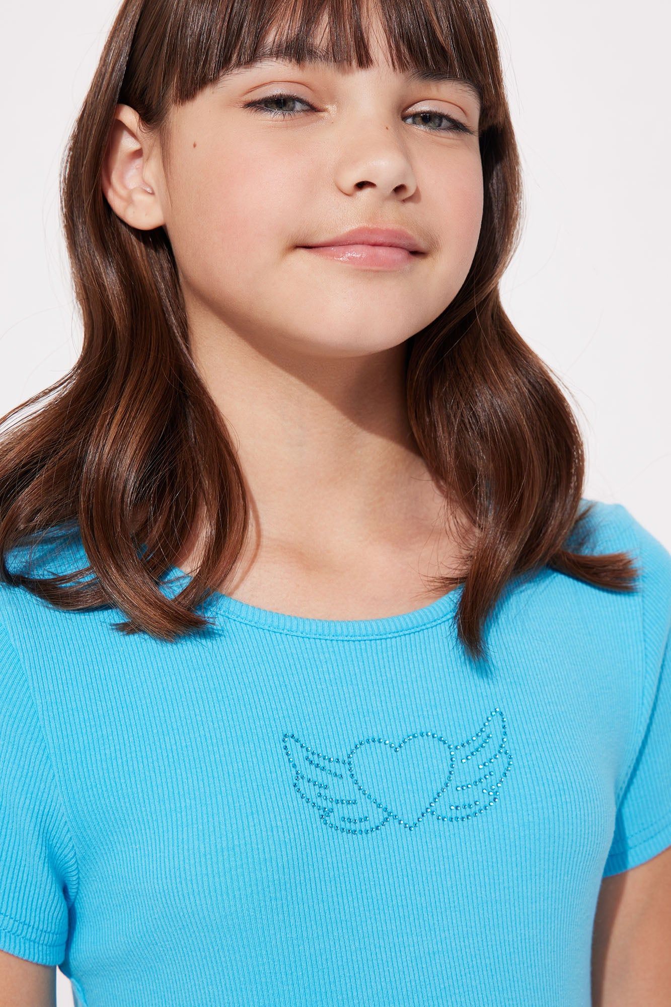 Mini Touch Of Rhinestones Short Sleeve Dress - Turquoise sold by Fashion Nova product image thumbnail 2