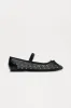 Love First Embellished Flats - Black sold by Fashion Nova