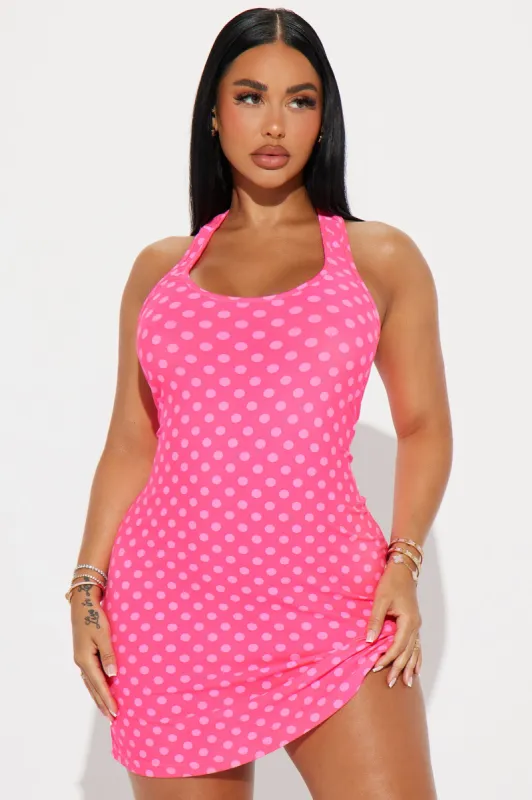 Just Dreaming PJ Sleep Dress - Hot Pink sold by Fashion Nova