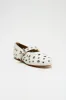 No Feelings Grommet Ballet Flats - White sold by Fashion Nova