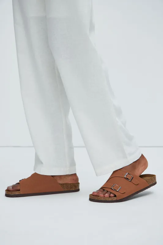 Kauai Slides - Brown sold by Fashion Nova