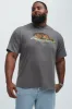 Superior Life Short Sleeve Tee - Charcoal sold by Fashion Nova