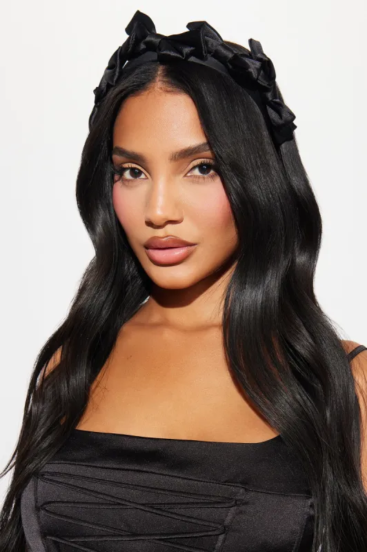 Ballet Date Headband - Black sold by Fashion Nova