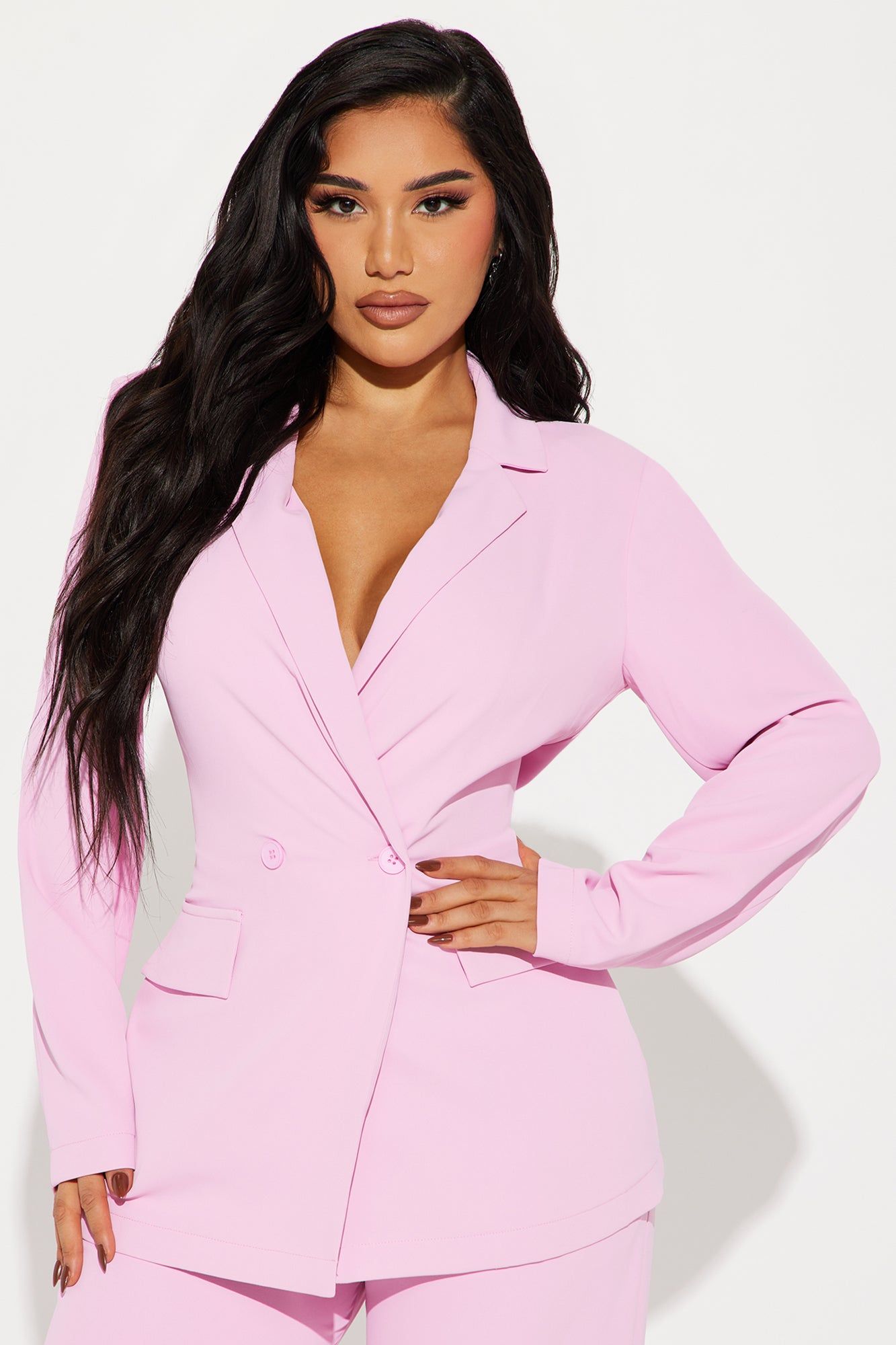 Krystal Blazer Set - Pink sold by Fashion Nova product image thumbnail 2