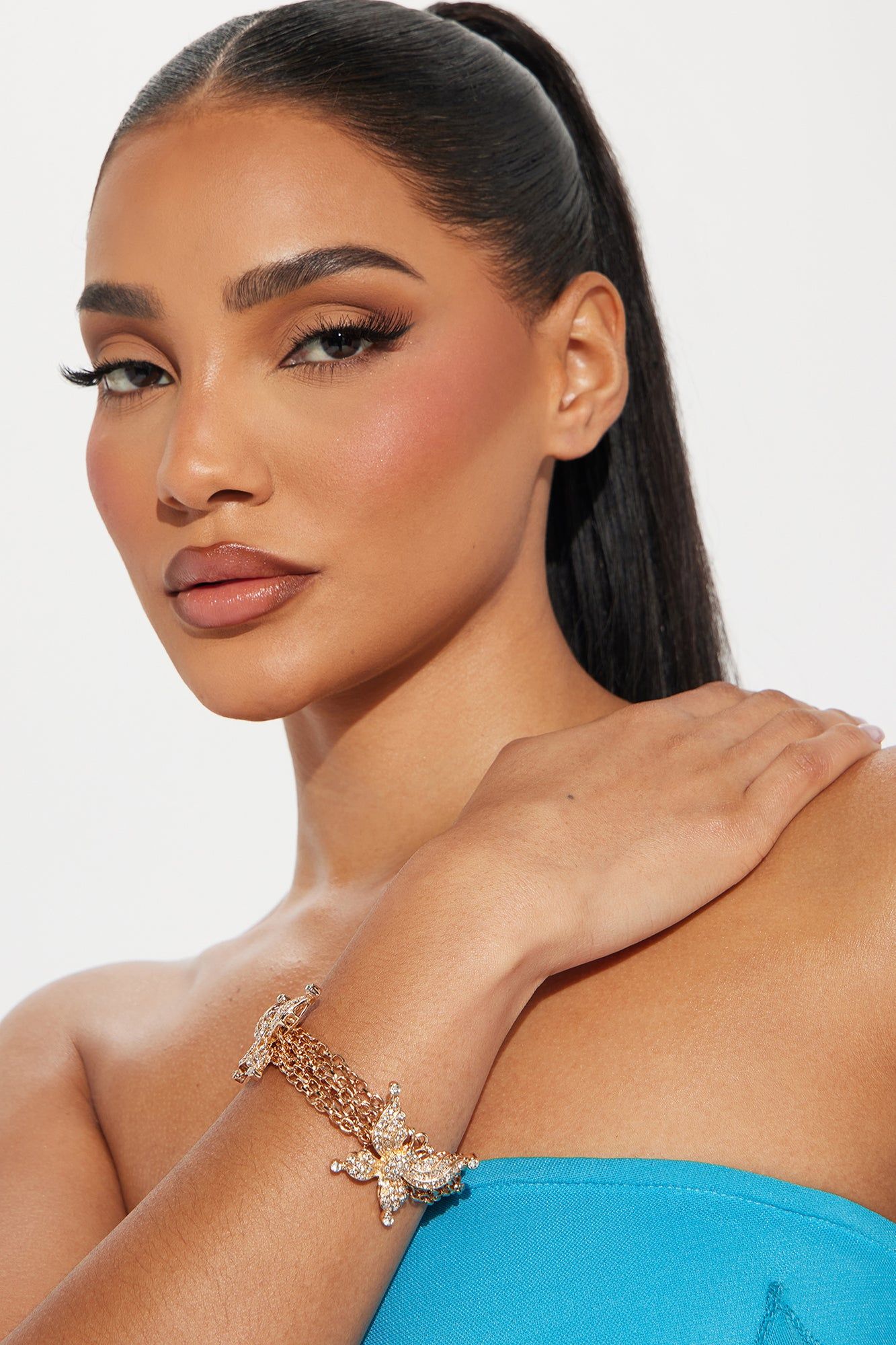 Rarest Butterfly Gem Bracelet - Gold sold by Fashion Nova product image thumbnail 2