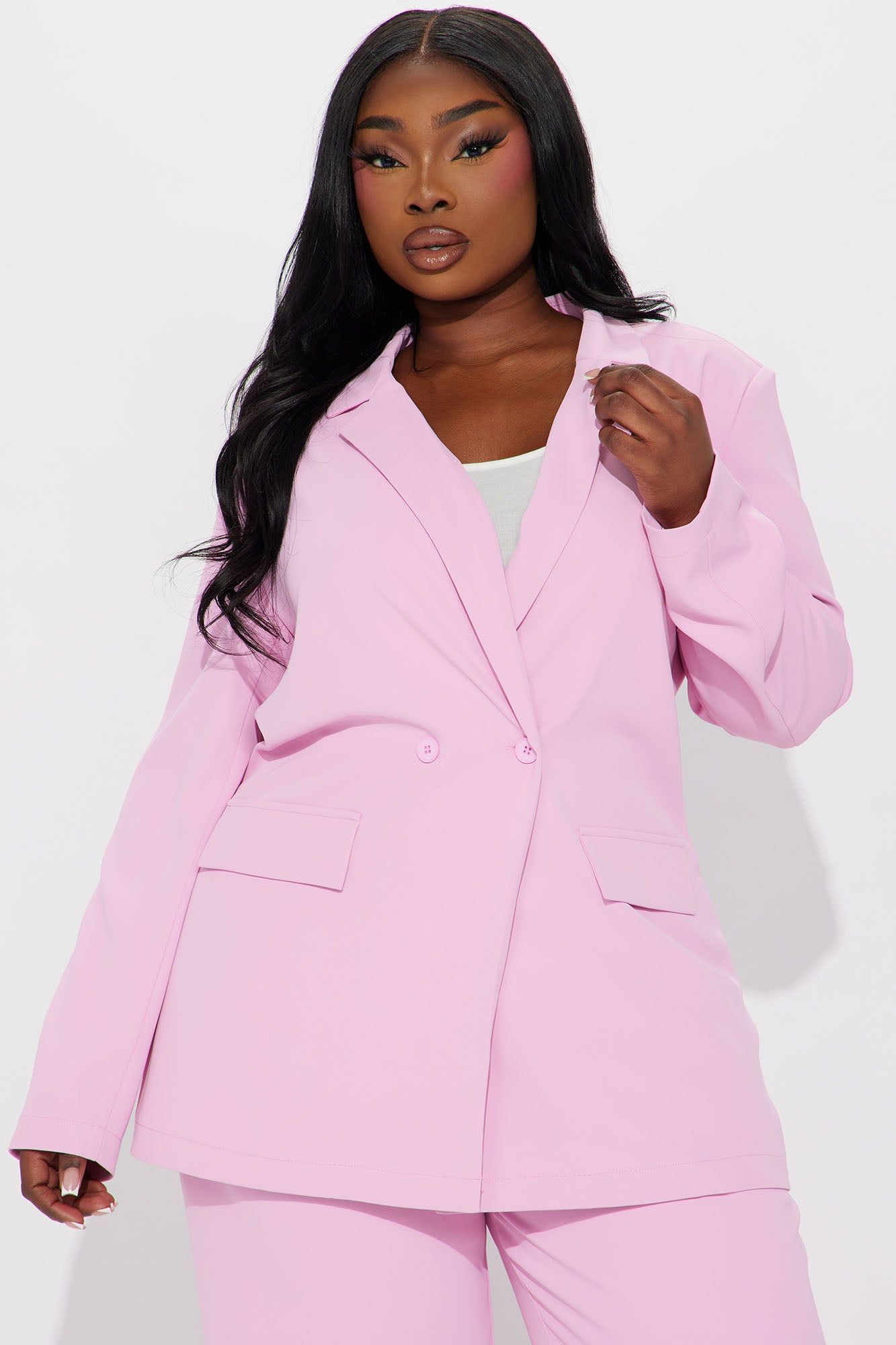 Krystal Blazer Set - Pink sold by Fashion Nova product image thumbnail 5