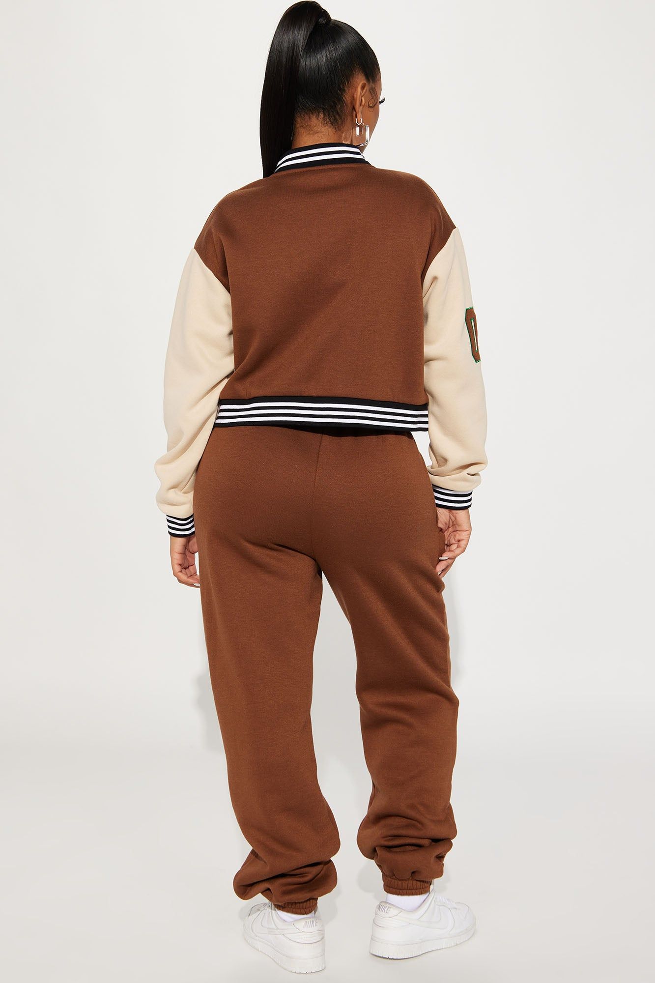 Game Day Jogger Set - Brown/combo sold by Fashion Nova product image thumbnail 6