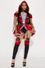 Midnight Riding Hood 3 Piece Costume Set - Red/Black sold by Fashion Nova