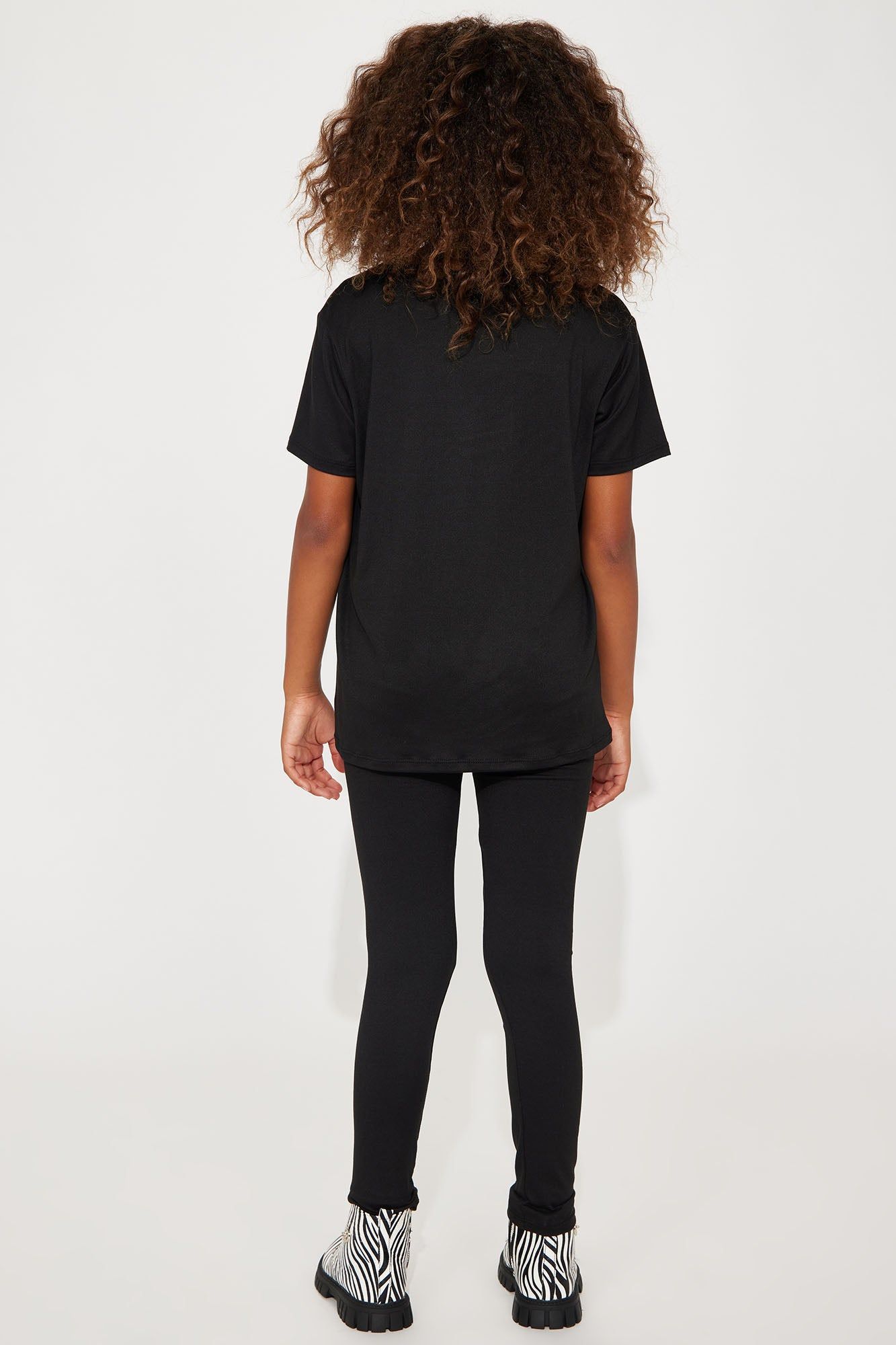 Mini Weekend Vibes II Legging Set - Black sold by Fashion Nova product image thumbnail 3