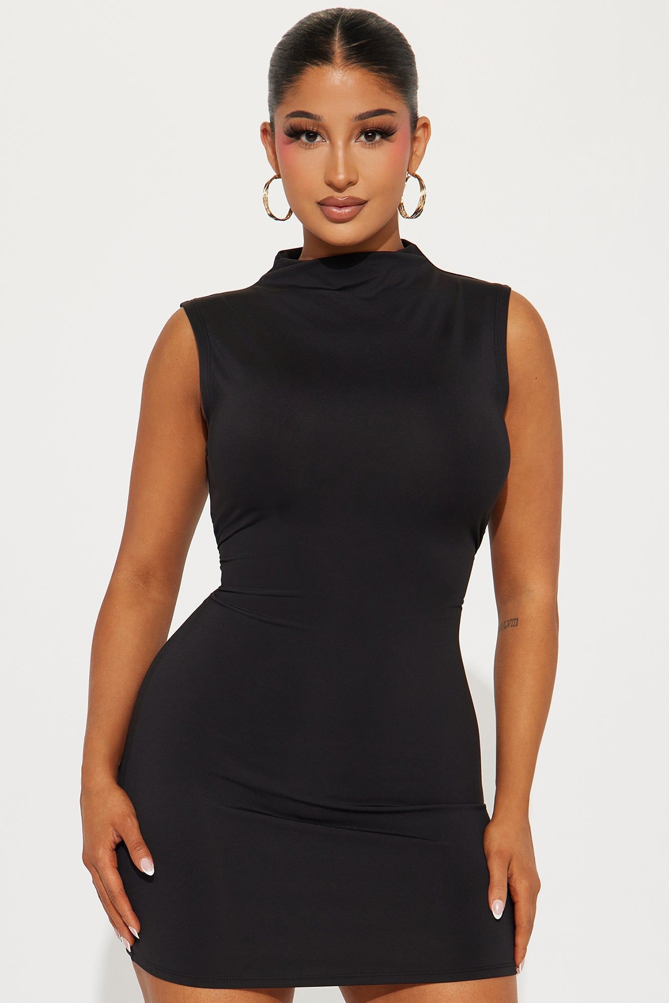 Abbie Smooth Mini Dress - Black sold by Fashion Nova product image thumbnail 2