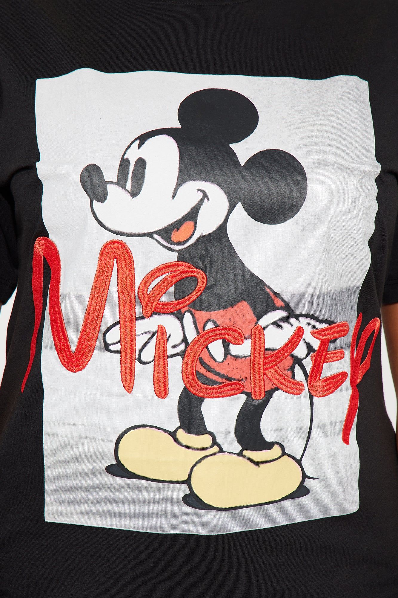 Vintage Mickey Embroidered Tee - Black sold by Fashion Nova product image thumbnail 2