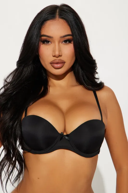 Just Like That Mega Push Up 2 Pack Bras - Black/combo sold by Fashion Nova