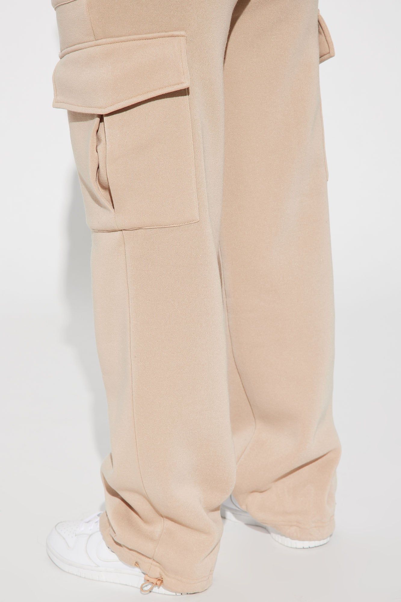 Tessa Fleece Lounge Jogger - Sand sold by Fashion Nova product image thumbnail 4