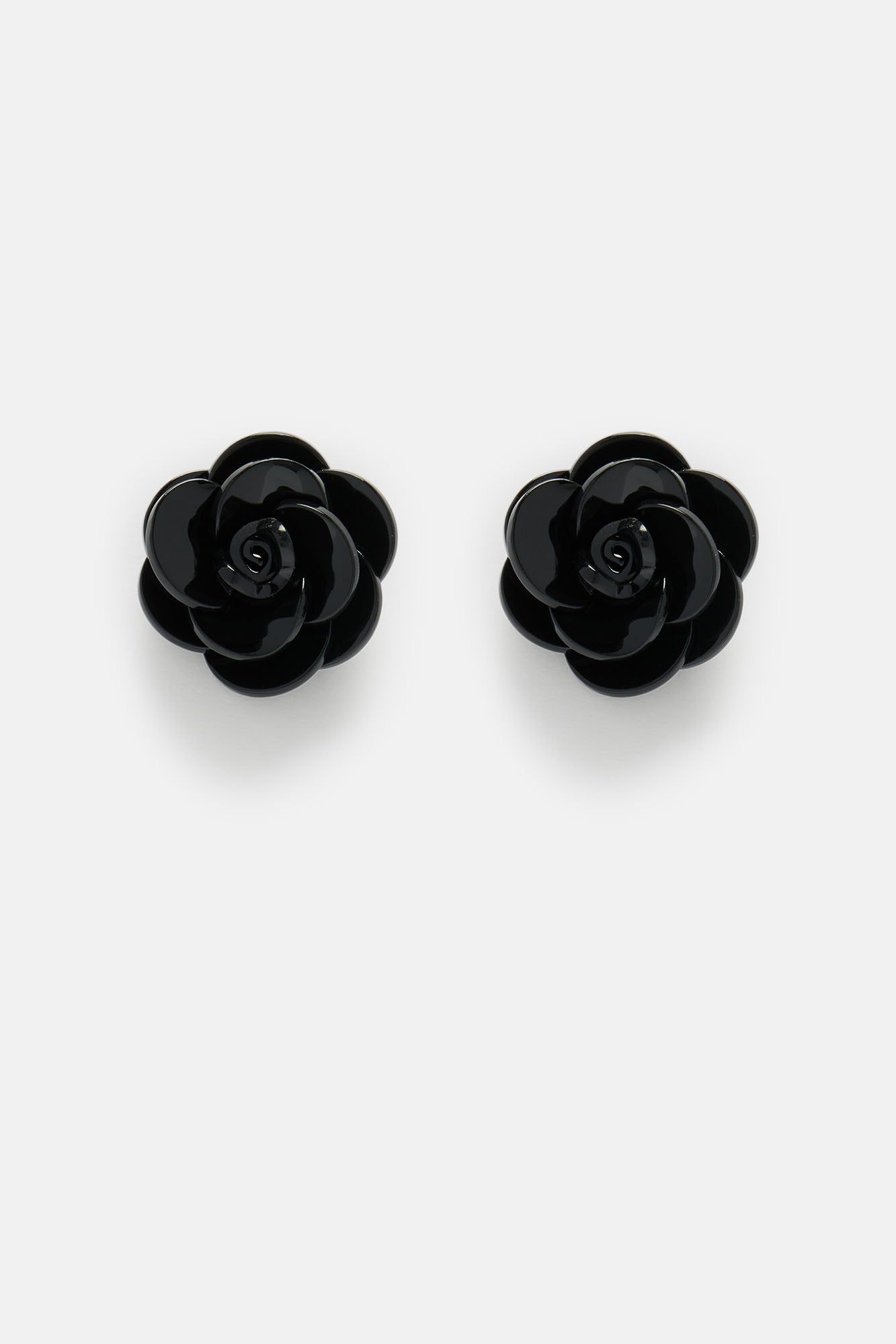 Pretty Pretty Flower Earrings - Black sold by Fashion Nova product image thumbnail 3