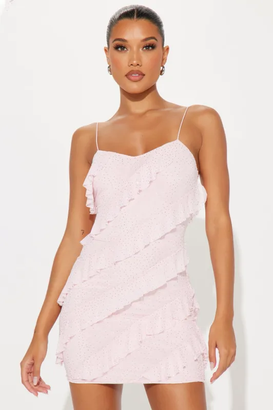 Rheya Mesh Micro Mini Dress - Pink sold by Fashion Nova