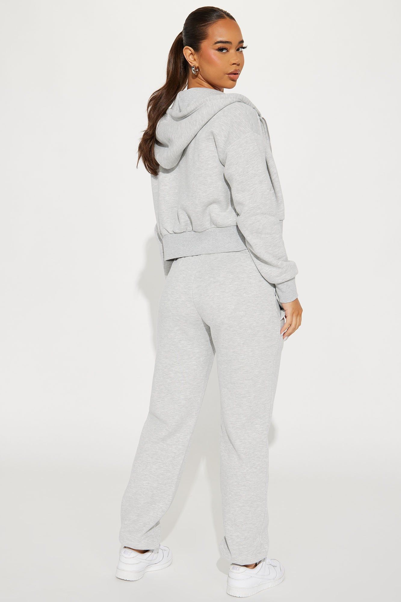 Brianna Jogger Pant Set - Heather Grey sold by Fashion Nova product image thumbnail 3