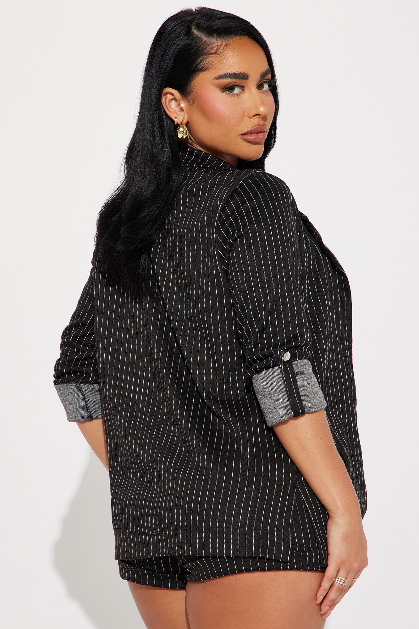 Always On Call Blazer Short Set - Black sold by Fashion Nova product image thumbnail 3