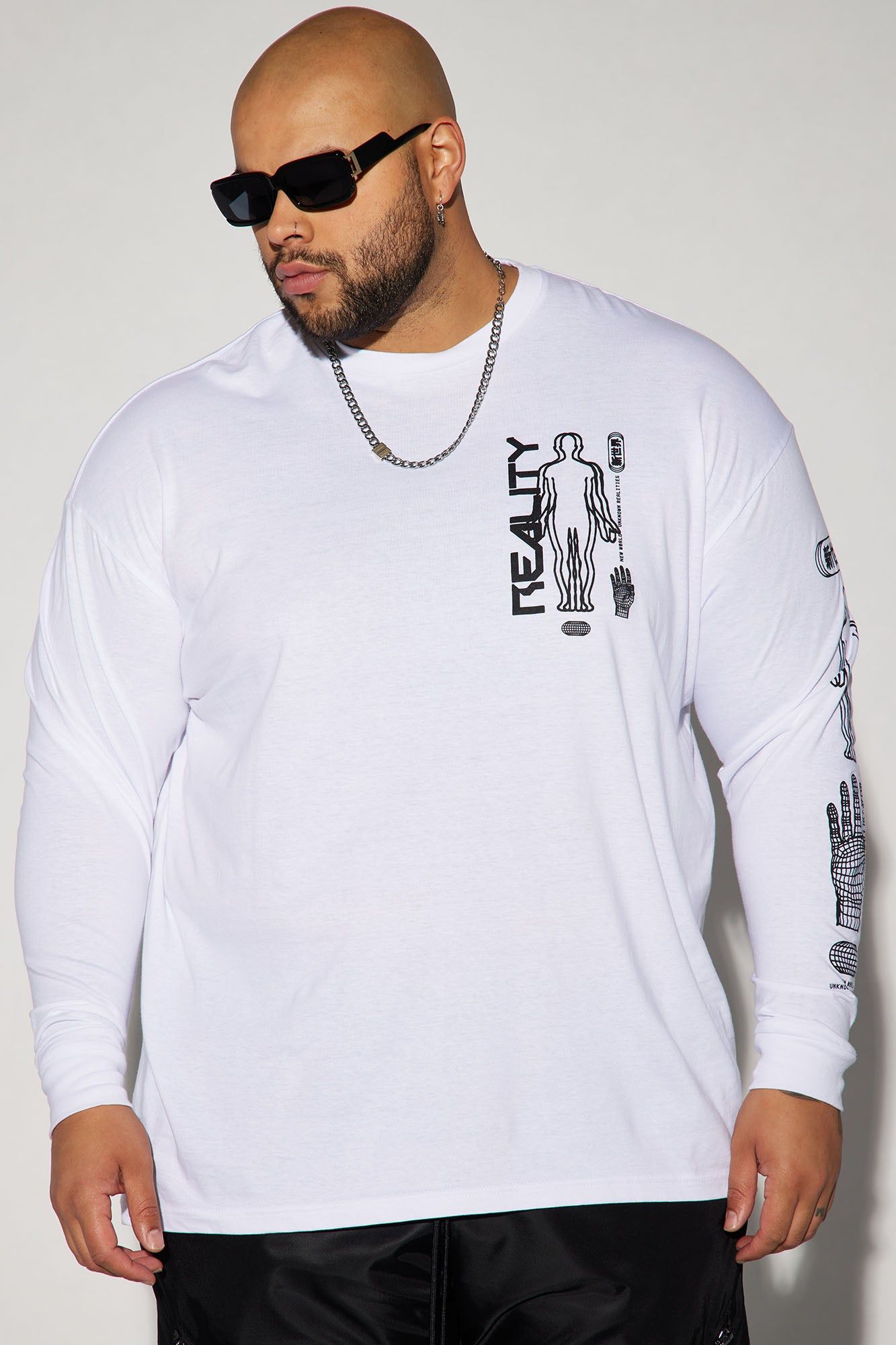 New World Long Sleeve Tee - White sold by Fashion Nova product image thumbnail 5