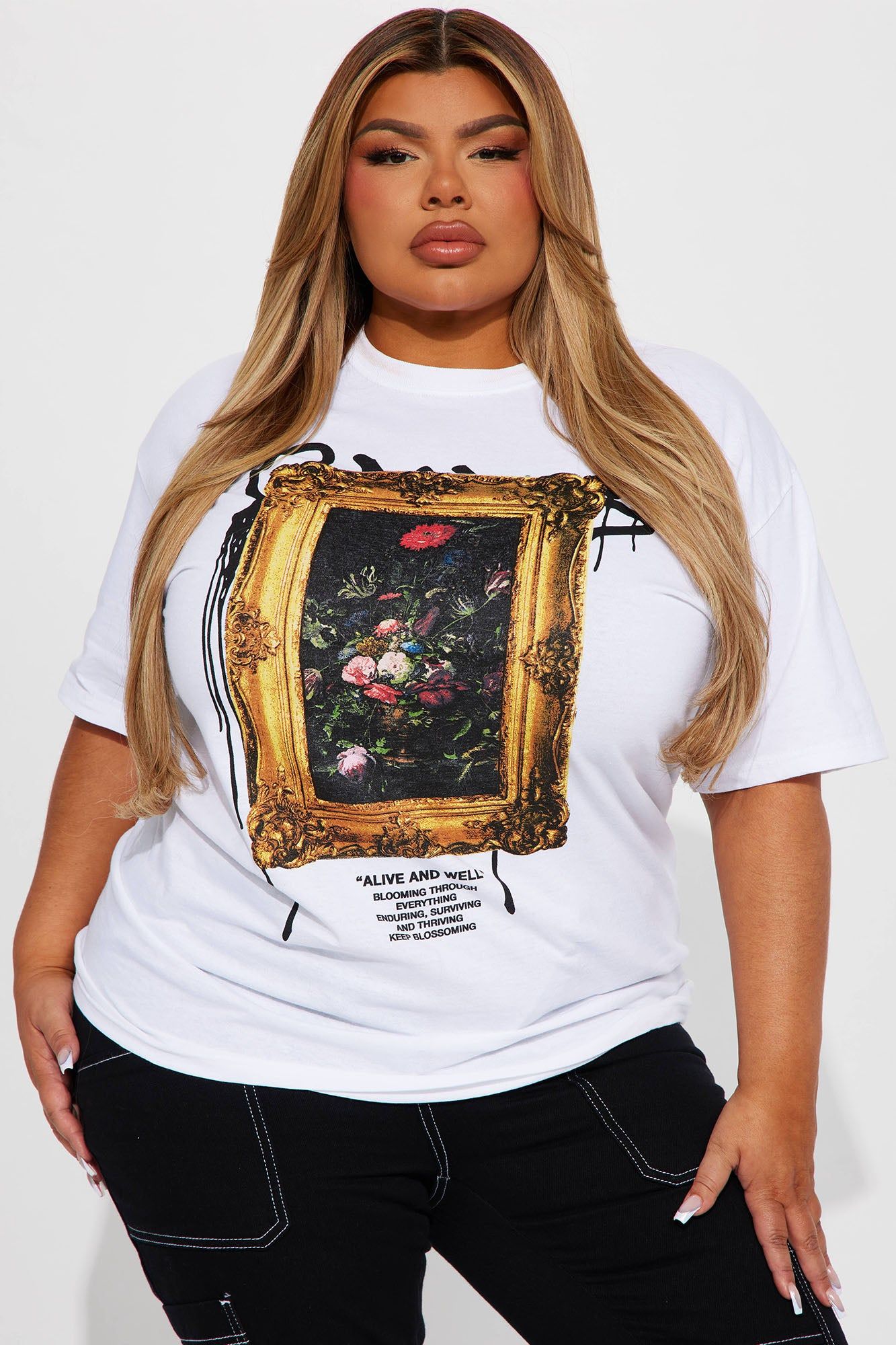 Alive And Well Graphic Tshirt - White sold by Fashion Nova product image thumbnail 5