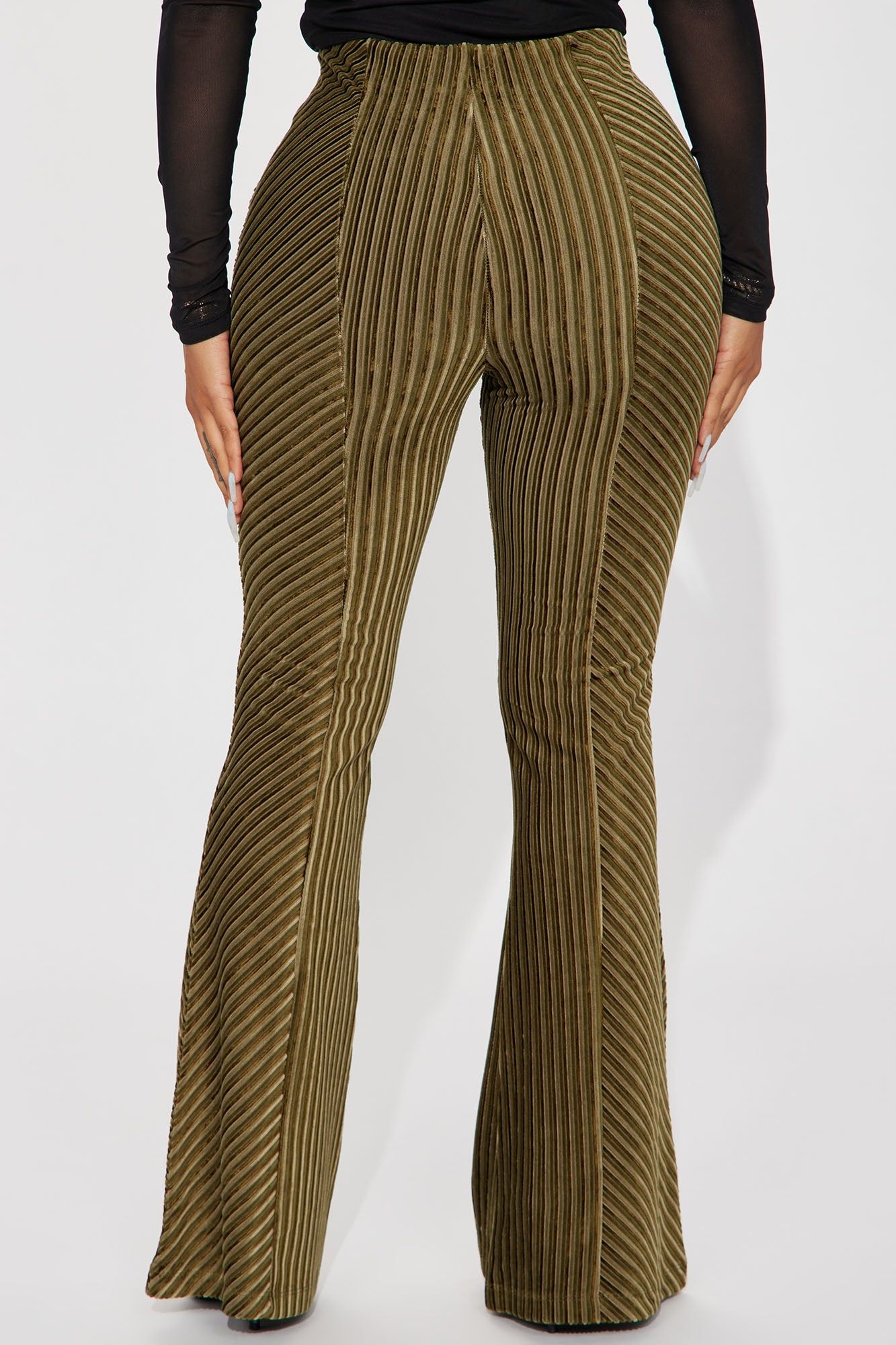 Boho Dreaming Cord Pant - Olive sold by Fashion Nova product image thumbnail 3