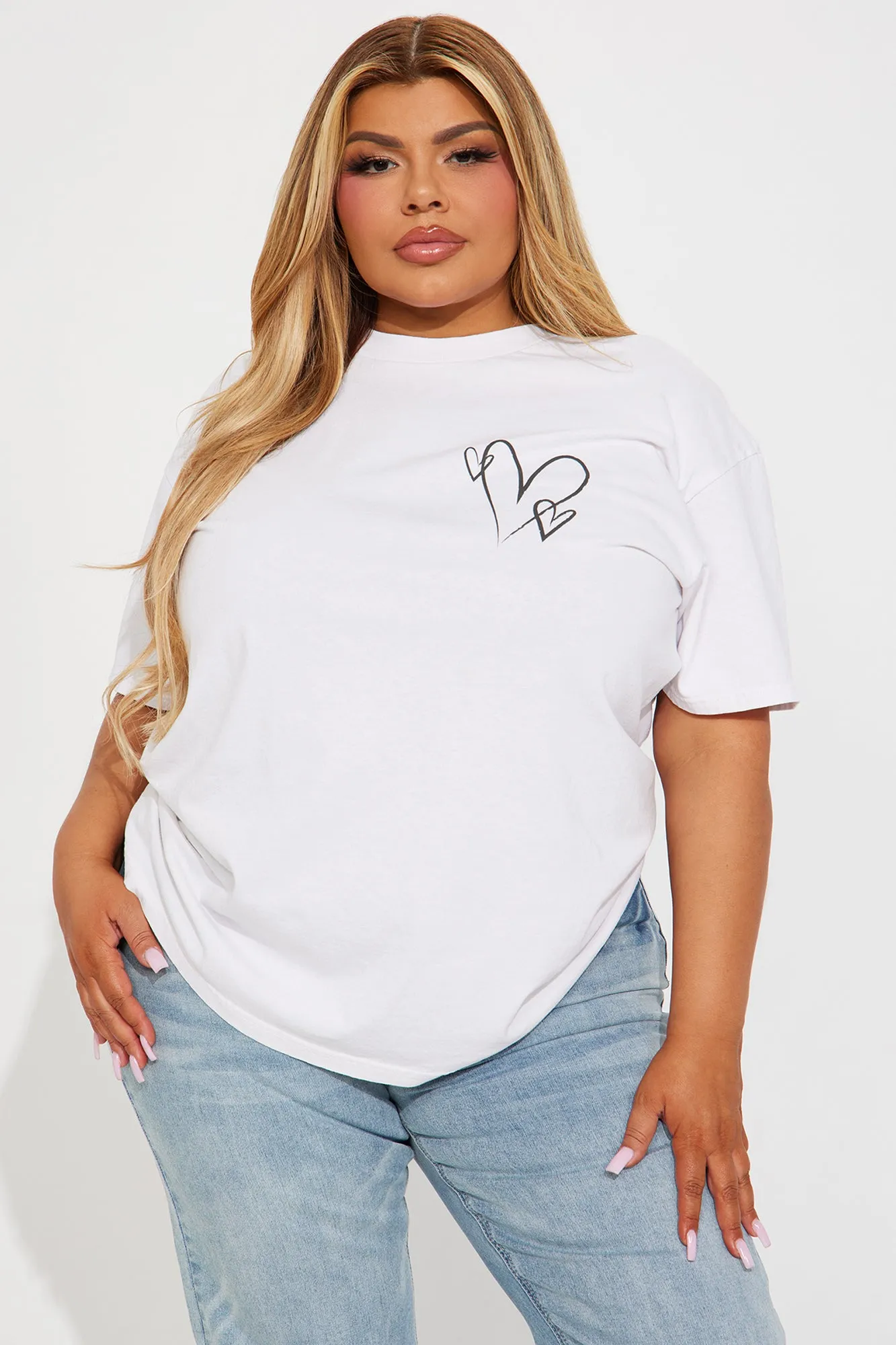 To The Person Behind Me Washed Tee - White sold by Fashion Nova product image thumbnail 5