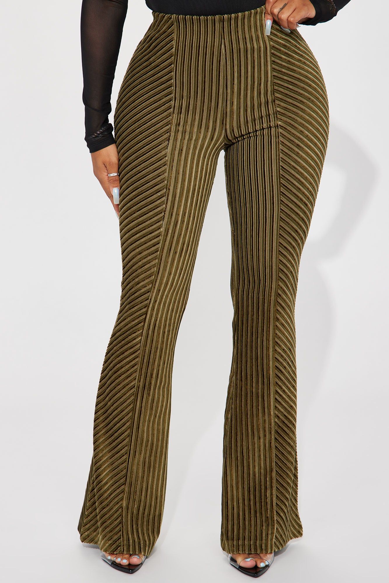Boho Dreaming Cord Pant - Olive sold by Fashion Nova product image thumbnail 2