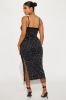 Ayana Embellished Tulle Midi Dress - Black sold by Fashion Nova