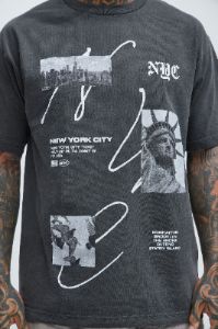 NYC Gallery Short Sleeve Tee - Black sold by Fashion Nova