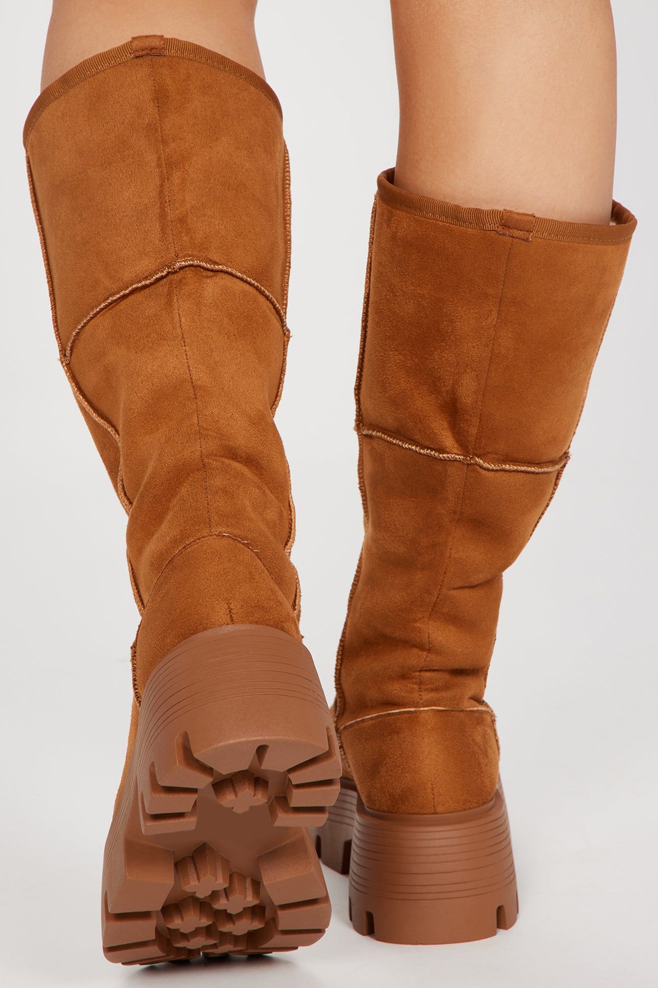 Warm Moments Knee High Boots - Tan sold by Fashion Nova product image thumbnail 4