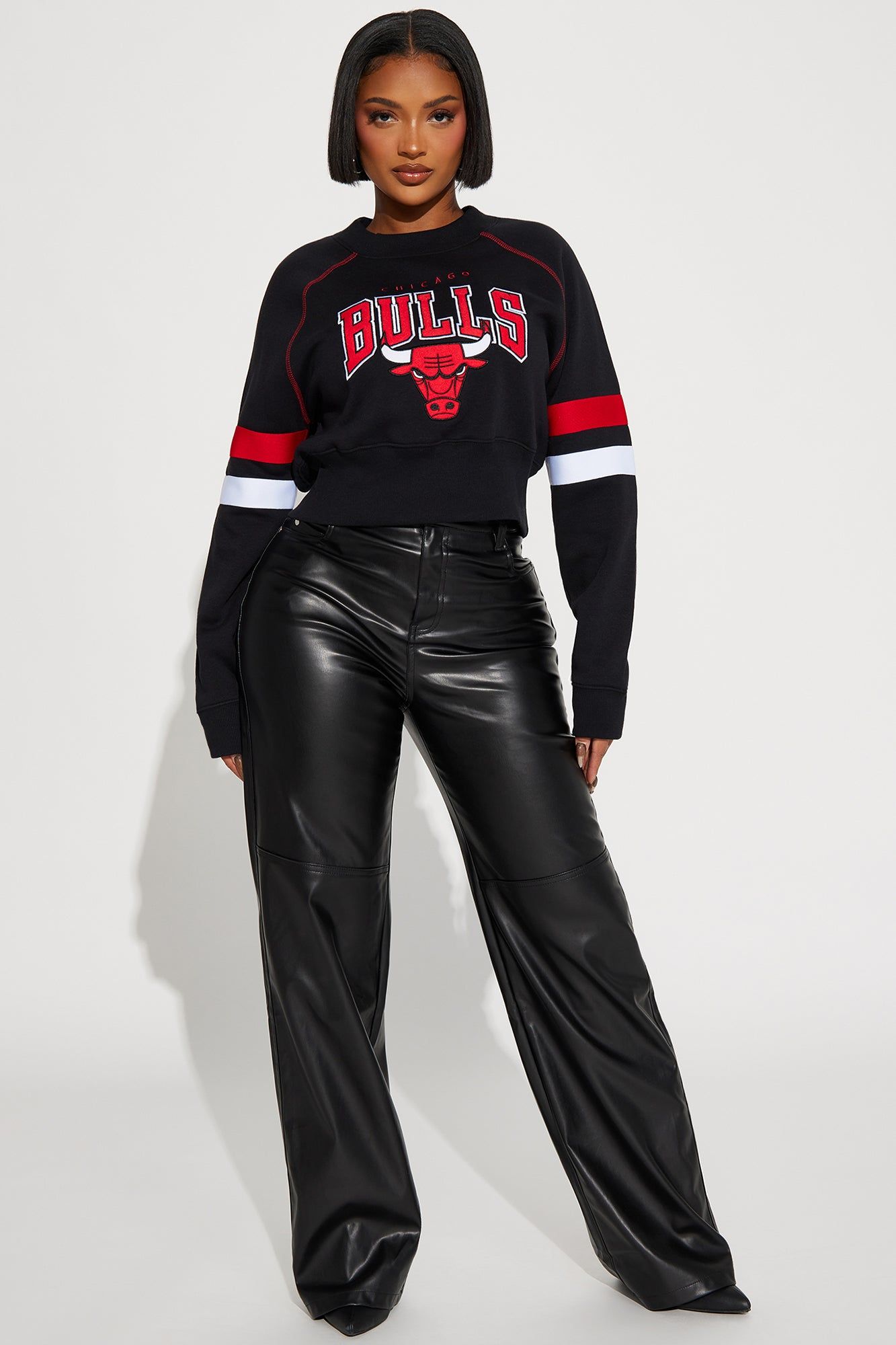 Bulls House Crew Neck Sweatshirt - Black sold by Fashion Nova product image thumbnail 2