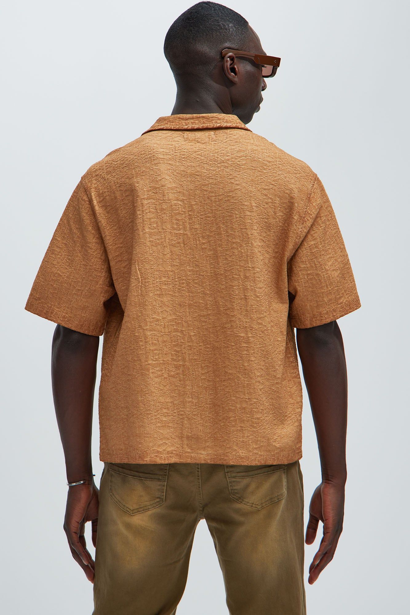 Calvin Washed Shirt - Brown sold by Fashion Nova product image thumbnail 3
