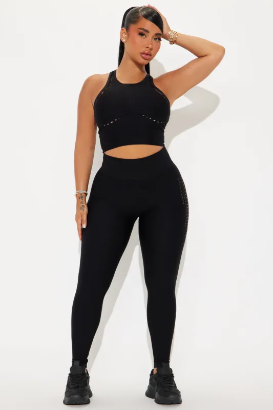 Core Strength Active Set - Black sold by Fashion Nova