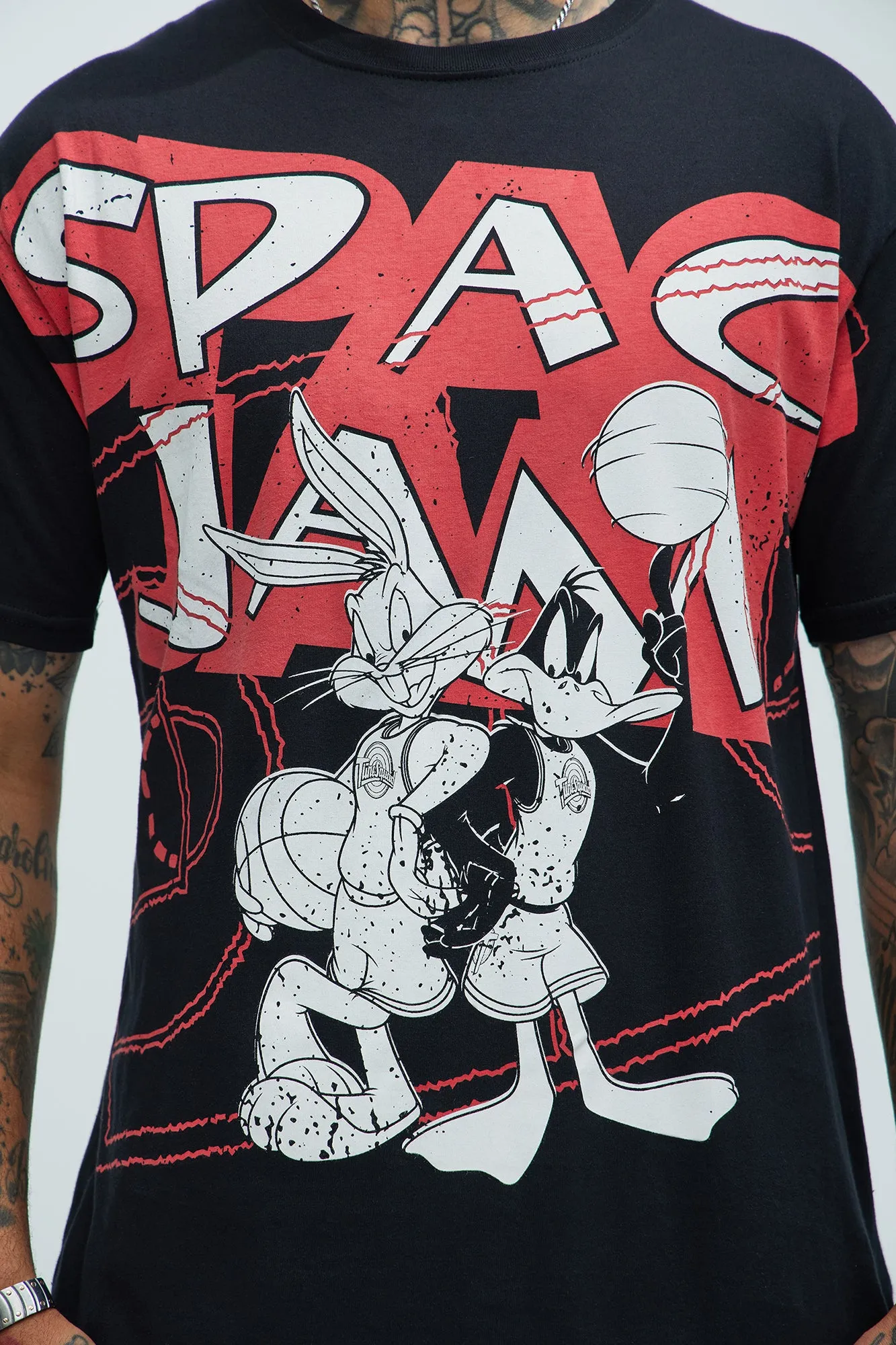 Space Jam Squad Short Sleeve Tee - Black sold by Fashion Nova product image thumbnail 3