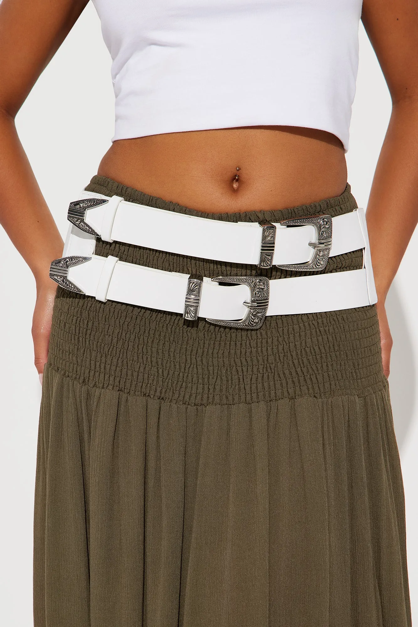 Wild Wide West Belt - White sold by Fashion Nova product image thumbnail 2