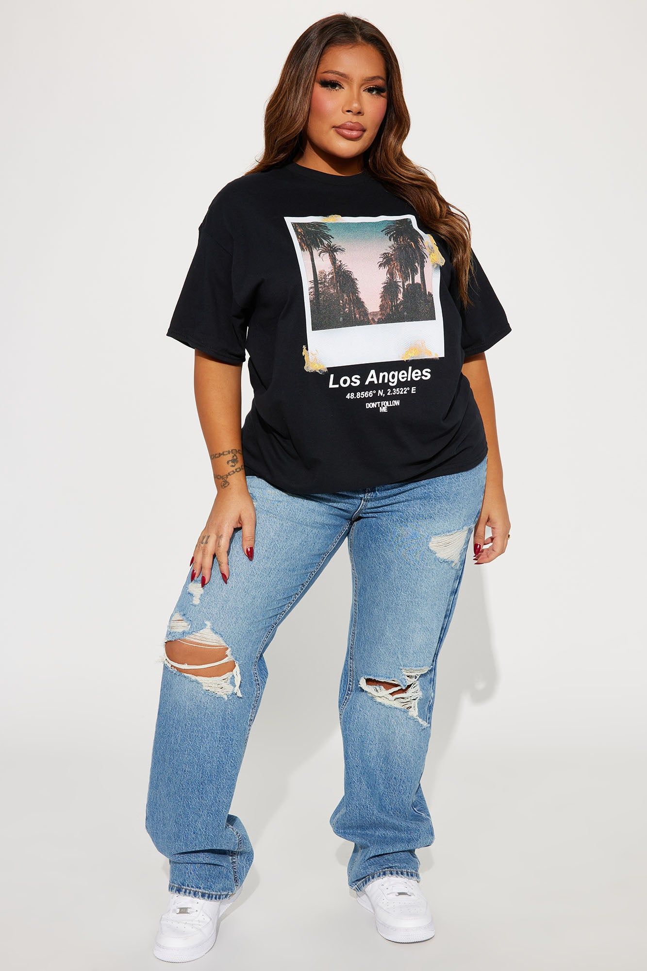 Chasin LA Sunsets Graphic Tee - Black sold by Fashion Nova product image thumbnail 5
