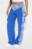 What A Feeling Foldover Pant - Royal sold by Fashion Nova