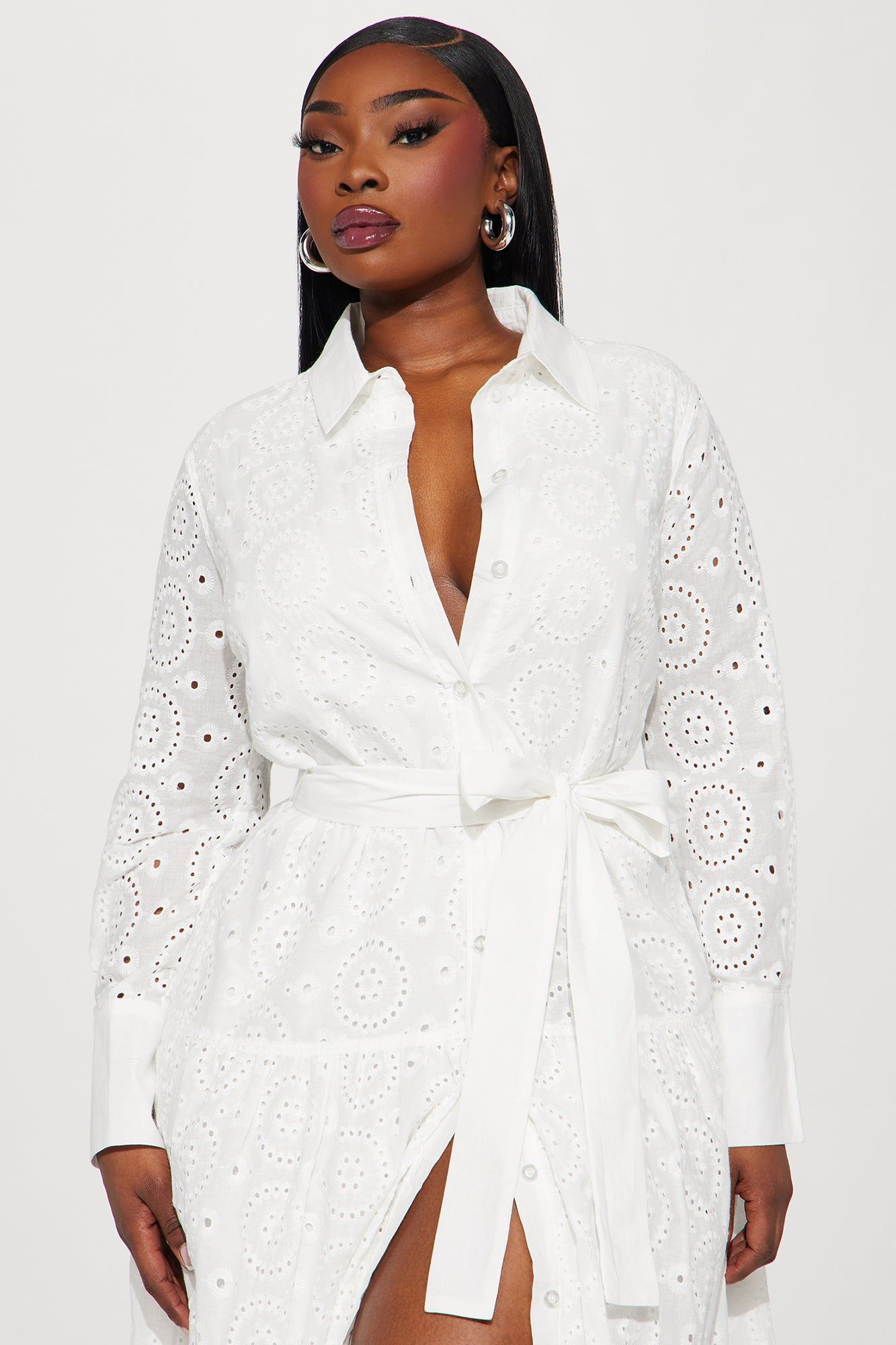 Pilar Maxi Dress - White sold by Fashion Nova product image thumbnail 5