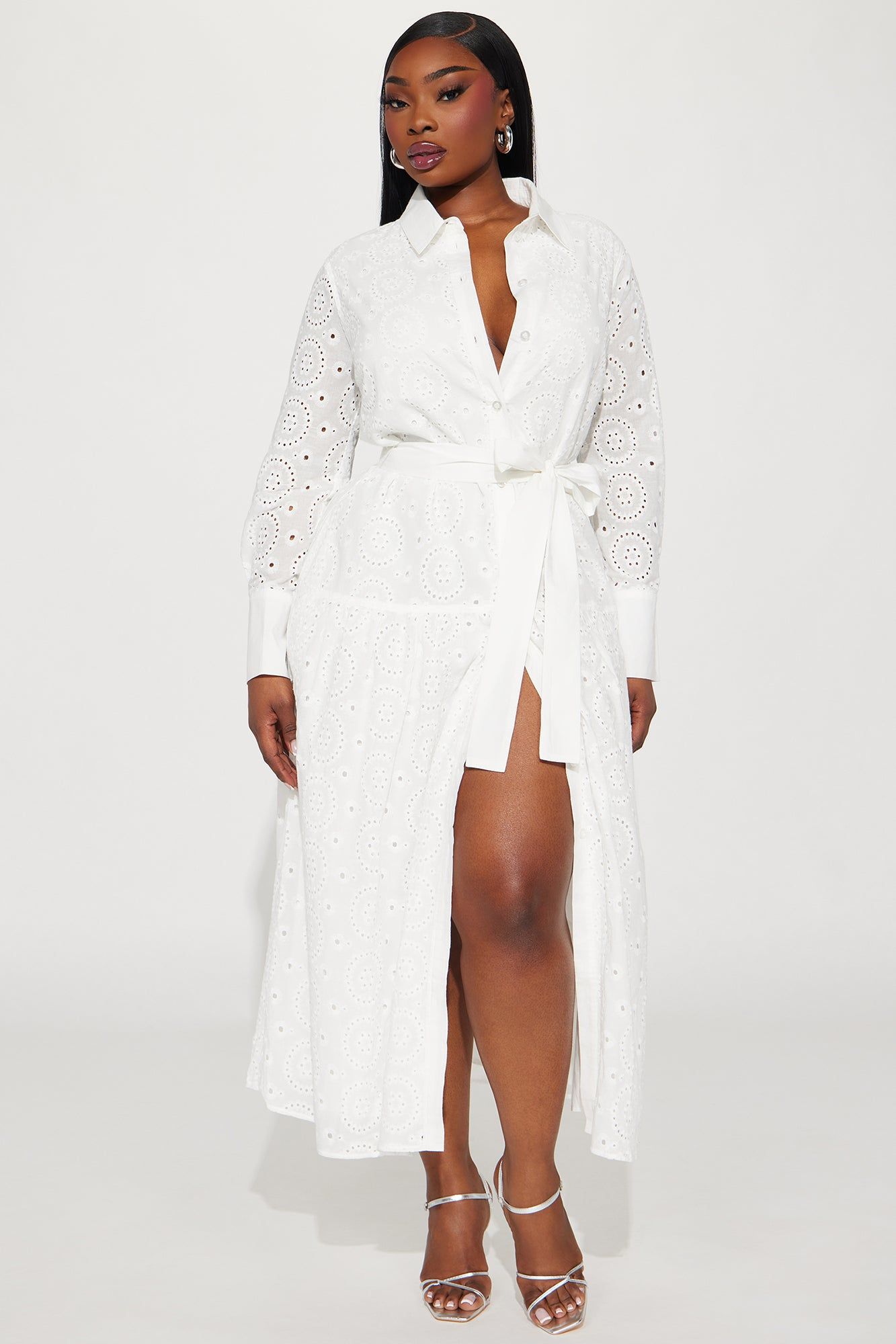 Pilar Maxi Dress - White sold by Fashion Nova product image thumbnail 4